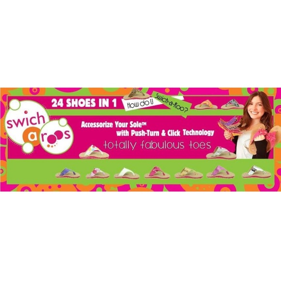 Swicharoos12DifferentStraps toMakeMultiple DesignsFlipFlops🩴Sizes11-12Girls👧🏻 - Picture 14 of 15